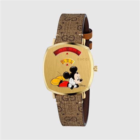 disney x gucci grip watch|where to buy Disney Gucci.